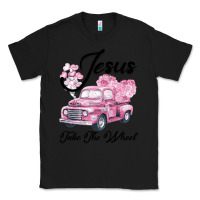 Black Leopard Floral Pink Car Jesus Take The Wheel Classic Tee - Bettercallsaul