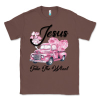 Chestnut Leopard Floral Pink Car Jesus Take The Wheel Classic Tee - Bettercallsaul