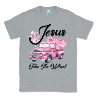Heather Grey Leopard Floral Pink Car Jesus Take The Wheel Classic Tee - Bettercallsaul
