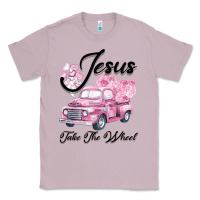 Lilac Leopard Floral Pink Car Jesus Take The Wheel Classic Tee - Bettercallsaul