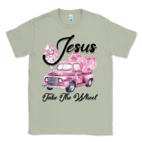 Matcha Leopard Floral Pink Car Jesus Take The Wheel Classic Tee - Bettercallsaul