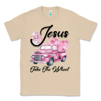 Mushroom Leopard Floral Pink Car Jesus Take The Wheel Classic Tee - Bettercallsaul