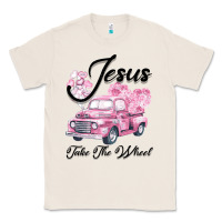 Natural Leopard Floral Pink Car Jesus Take The Wheel Classic Tee - Bettercallsaul