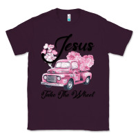 Plum Leopard Floral Pink Car Jesus Take The Wheel Classic Tee - Bettercallsaul