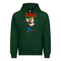 Forest Green popeye Urban Hoodie - tuanDangUi