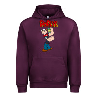 Mauve Wine popeye Urban Hoodie - tuanDangUi