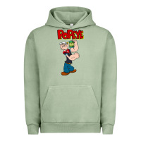 Pigment Oil Green popeye Urban Hoodie - tuanDangUi