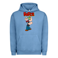 Pigment Pebble Blue popeye Urban Hoodie - tuanDangUi