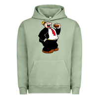 Pigment Oil Green wimpi character popeye Urban Hoodie - tuanDangUi