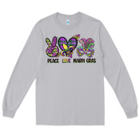 Moon Dust peace love mardi gras Long Sleeve Tee - CowGirlArtShop