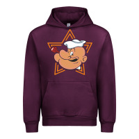 Mauve Wine popeye 2 Urban Hoodie - tuanDangUi