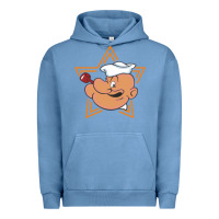 Pigment Pebble Blue popeye 2 Urban Hoodie - tuanDangUi