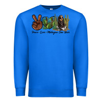 True Royal Peace Love Malayan Sun Bear Premium Sweatshirt - LillyAllenDesigns