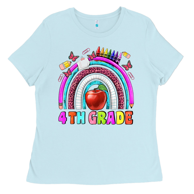 4 Th  Grade Ladies Tee by BundleAndBundleShop | Teevron