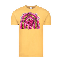Vintage Mustard breast cancer rainbow Vintage Tee - NancyCooperArtShop