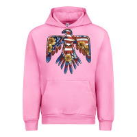 Fuchsia Pink thunderbird usa Urban Hoodie - BarkalooDesign