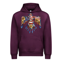 Mauve Wine thunderbird usa Urban Hoodie - BarkalooDesign