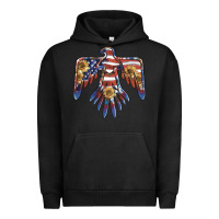 Pigment Black thunderbird usa Urban Hoodie - BarkalooDesign