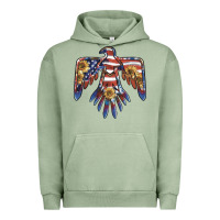 Pigment Oil Green thunderbird usa Urban Hoodie - BarkalooDesign