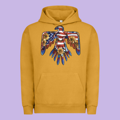 Thunderbird Usa Urban Hoodie Designed By Barkaloodesign
