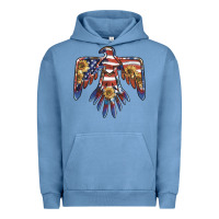 Pigment Pebble Blue thunderbird usa Urban Hoodie - BarkalooDesign