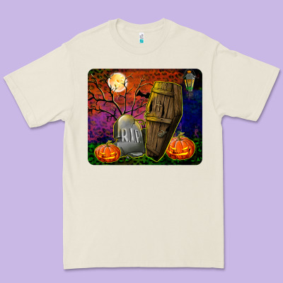 Headstone And Coffin Mousepad Premium Tee Designed By Bundleandbundleshop