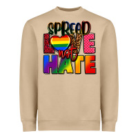 Mushroom spread love not hate Heavyweight Sweatshirt - FaDigitalArtStudio