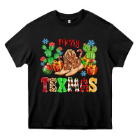 Black Merry Texmas Heavy Core Tee - MaliasSmallBusiness