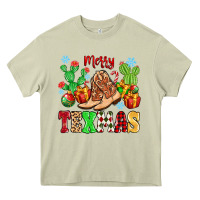 Mossy Merry Texmas Heavy Core Tee - MaliasSmallBusiness