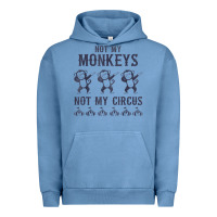 Pigment Pebble Blue mens not my monkeys not my circus sarcastic gifts for men, funny t shi Urban Hoodie - tuanDangUi