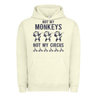 Pigment Pistachio mens not my monkeys not my circus sarcastic gifts for men, funny t shi Urban Hoodie - tuanDangUi
