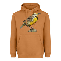 Meerkat Western Meadowlark Heavyweight Hoodie - LillyAllenDesigns