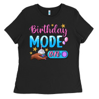 Black Birthday Mode On Ladies Tee - BundleAndBundleShop