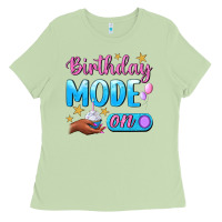 Matcha Birthday Mode On Ladies Tee - BundleAndBundleShop