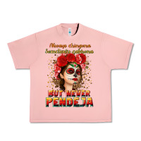 Salmon Always Chingona sometimes cabrona but never pendej Urban Heavy Tee - NancyCooperArtShop