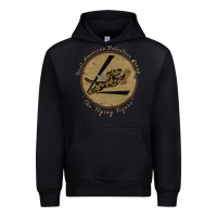 Black flying tigers squadron wwii leather patch design Urban Hoodie - tuanDangUi