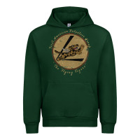 Forest Green flying tigers squadron wwii leather patch design Urban Hoodie - tuanDangUi