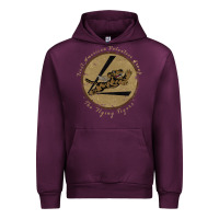 Mauve Wine flying tigers squadron wwii leather patch design Urban Hoodie - tuanDangUi