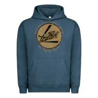 Pigment Midnight Navy flying tigers squadron wwii leather patch design Urban Hoodie - tuanDangUi