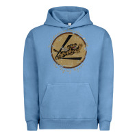 Pigment Pebble Blue flying tigers squadron wwii leather patch design Urban Hoodie - tuanDangUi