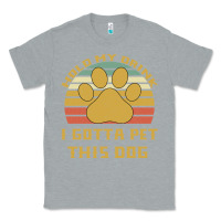 Heather Grey Hold My Drink I Gotta Pet This Dog Classic Tee - Bettercallsaul