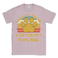 Lilac Hold My Drink I Gotta Pet This Dog Classic Tee - Bettercallsaul