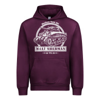 Mauve Wine m4a1 sherman tank Urban Hoodie - tuanDangUi