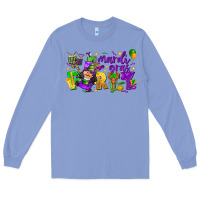 Colony Blue mardi gras party Long Sleeve Tee - CowGirlArtShop