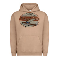 Pigment Burro cessna 182 skylane since 1956 retro vintage airplane design Urban Hoodie - tuanDangUi