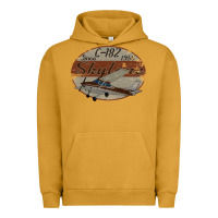 Pigment Peanut Butter cessna 182 skylane since 1956 retro vintage airplane design Urban Hoodie - tuanDangUi