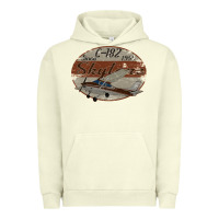 Pigment Pistachio cessna 182 skylane since 1956 retro vintage airplane design Urban Hoodie - tuanDangUi