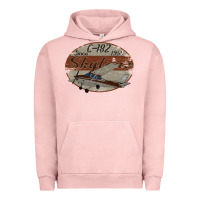 Pigment Salmon cessna 182 skylane since 1956 retro vintage airplane design Urban Hoodie - tuanDangUi