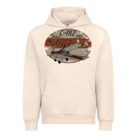 Sandshell cessna 182 skylane since 1956 retro vintage airplane design Urban Hoodie - tuanDangUi
