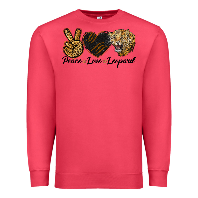 Peace Love Lion Head Premium Sweatshirt by LillyAllenDesigns | Teevron